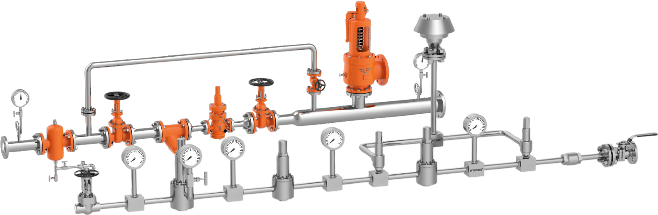 pressure reducing station