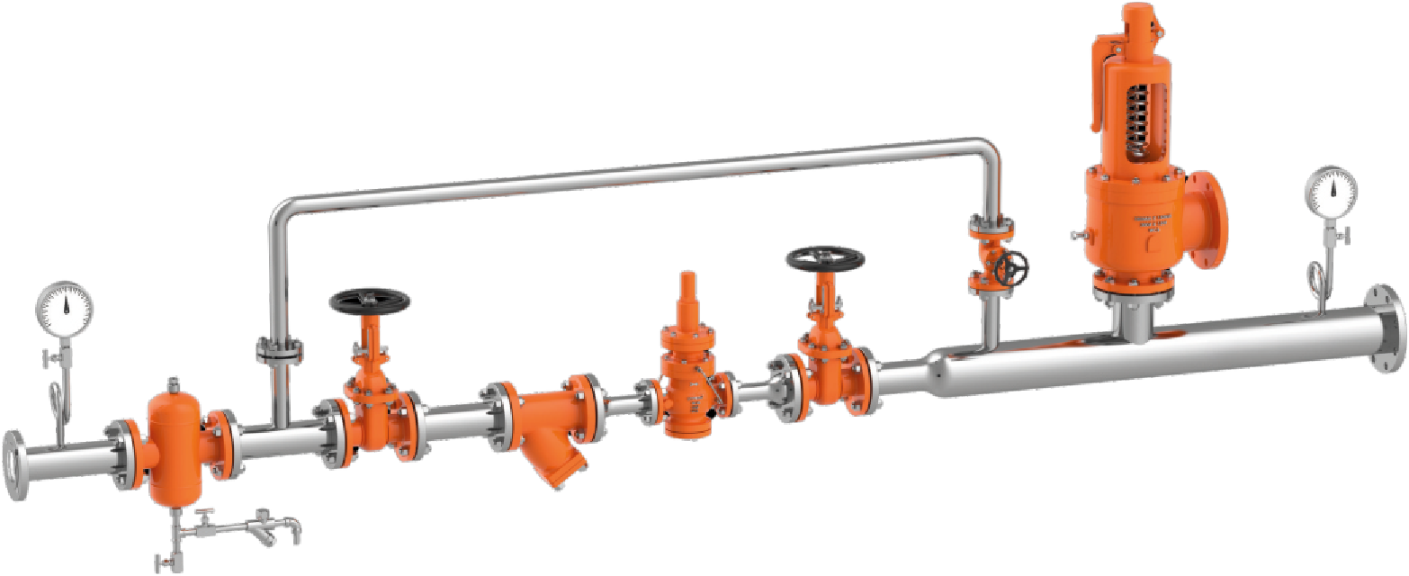 pressure reducing station